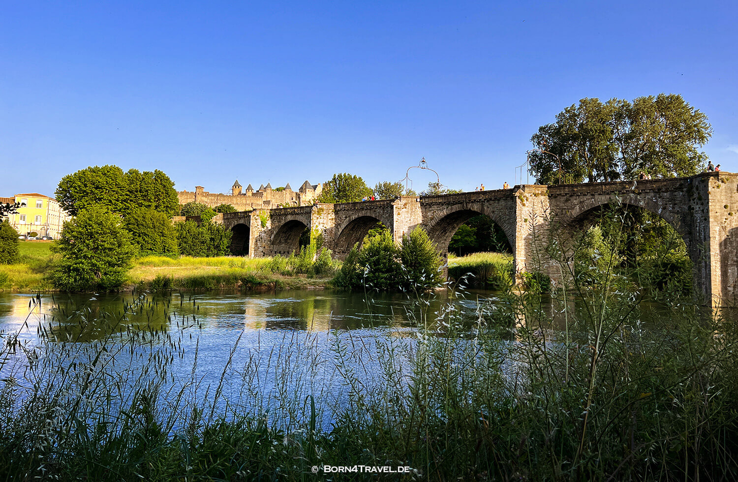 Pont Vieux in Carcasonne, Frankreich, born4travel.de