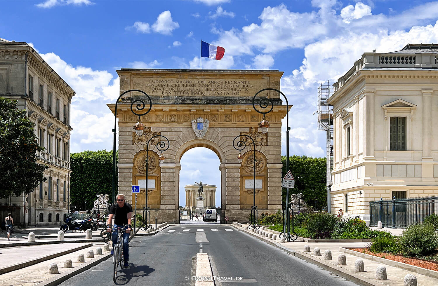 L'Arc de triomphe, Montpellier, born4travel.de
