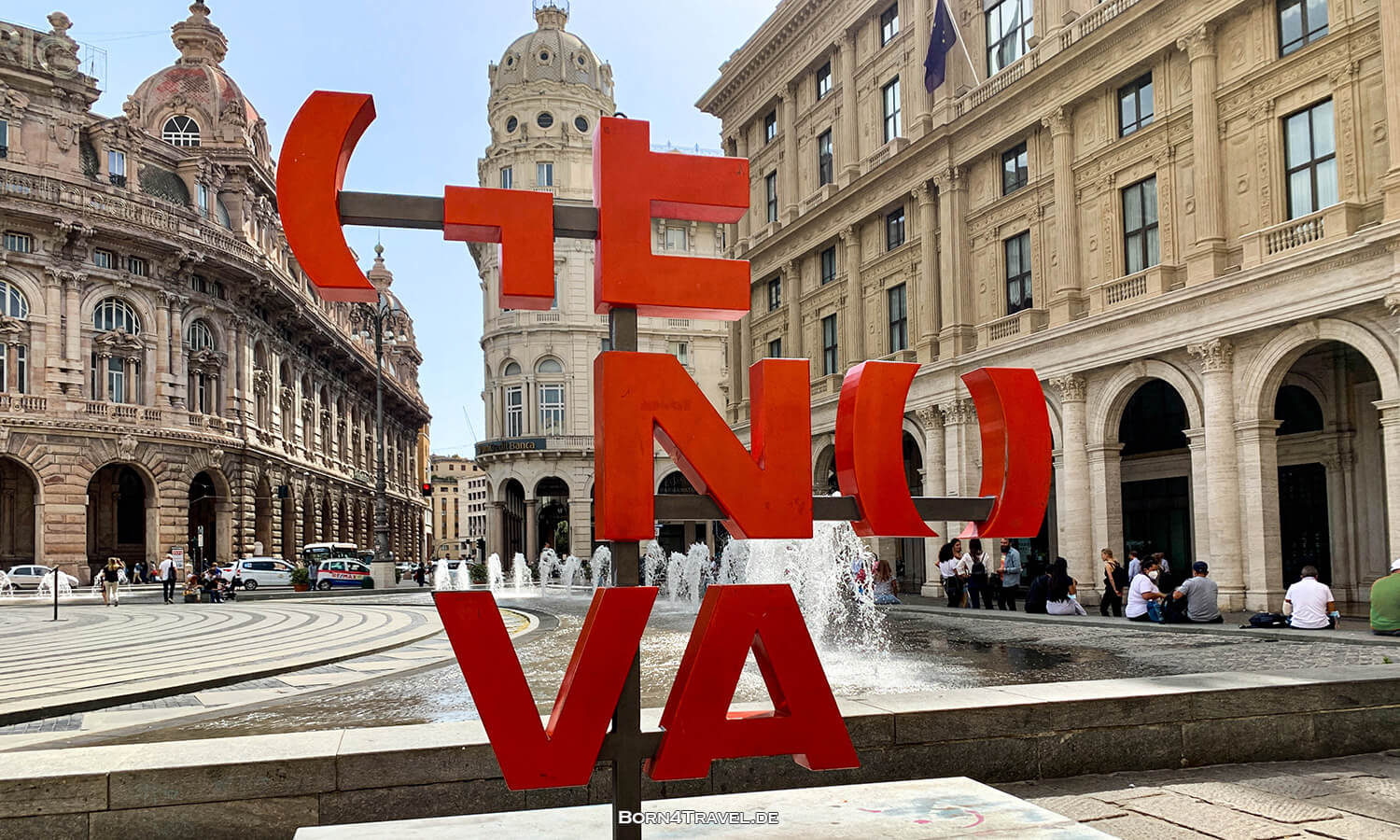 Piazza de Ferrari,Genua Altstadt,Reisebericht Italien,born4travel.de