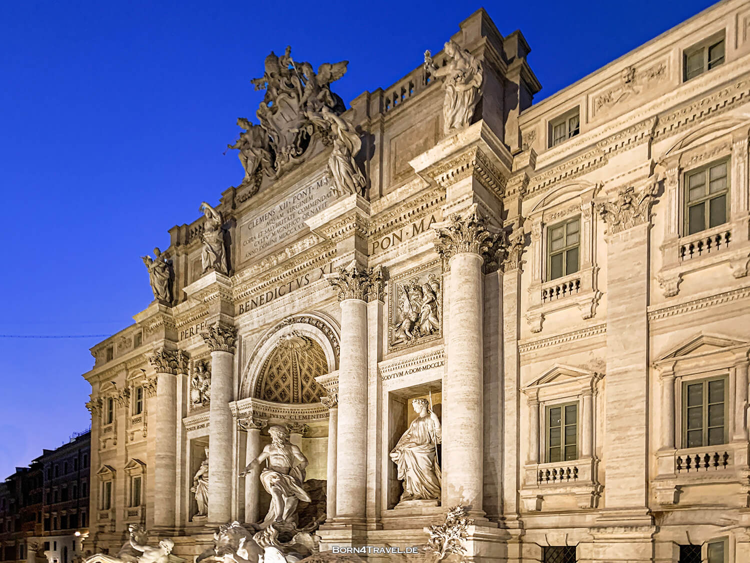 Trevibrunnen in Rom,Reisebericht Italien,born4travel.de