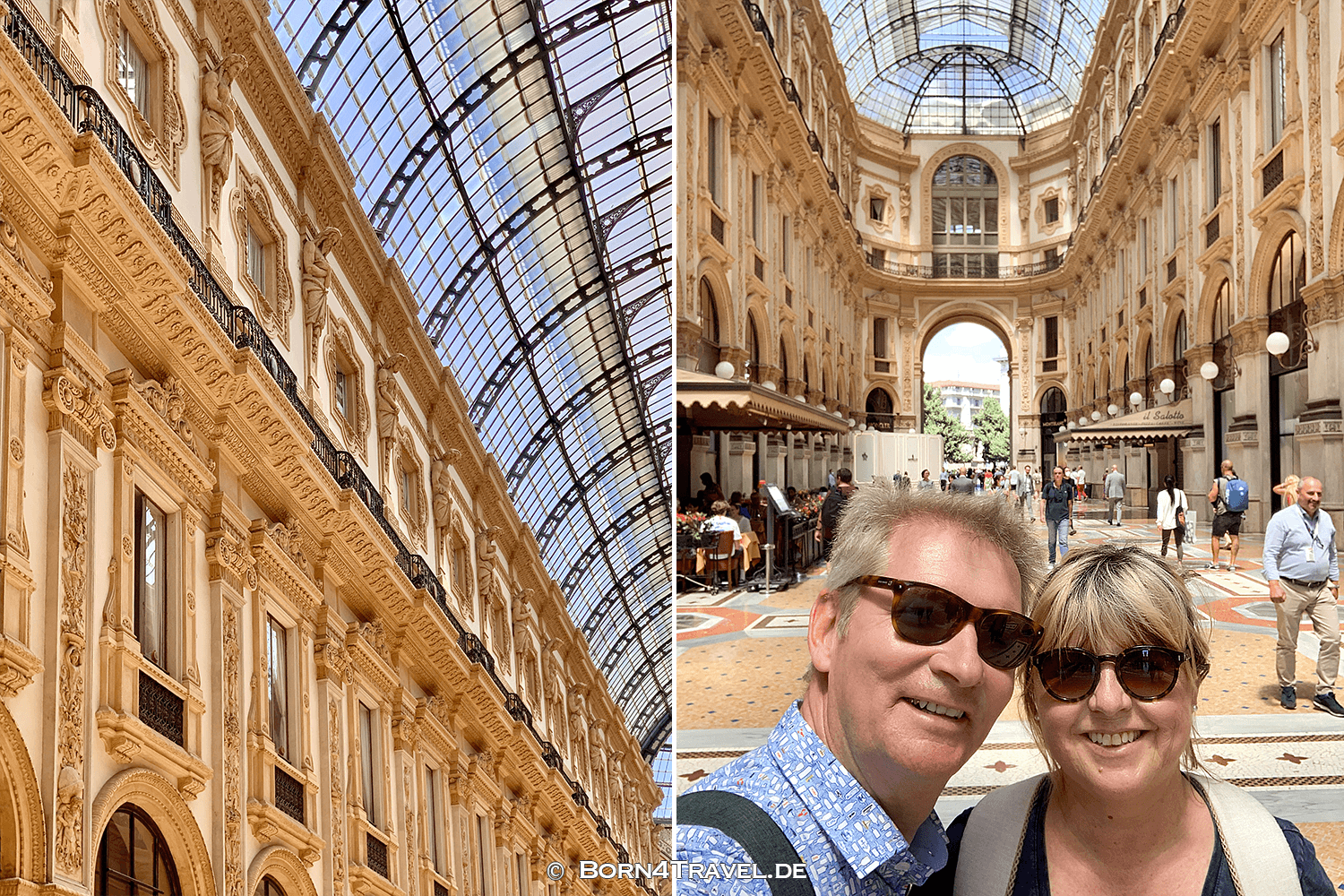Galleria Vittorio Emanuele II,Mailand in der Lombardei,Italien,born4travel.de