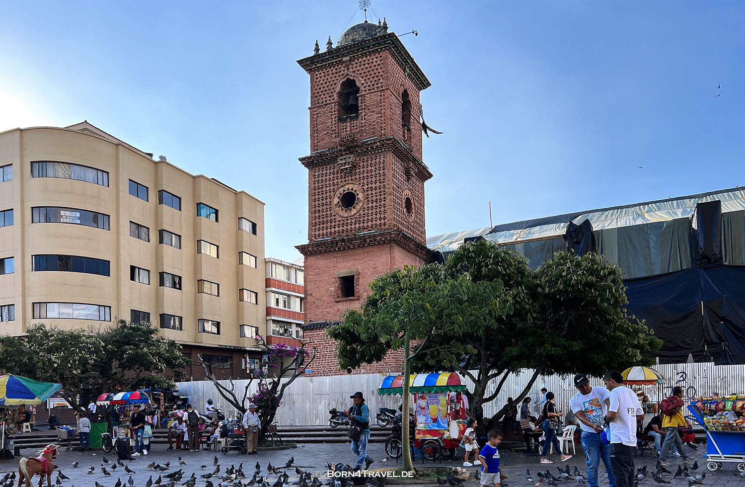 Plazoleta de San Francisco,Cali in Kolumbien,born4travel.de,born4travel.de