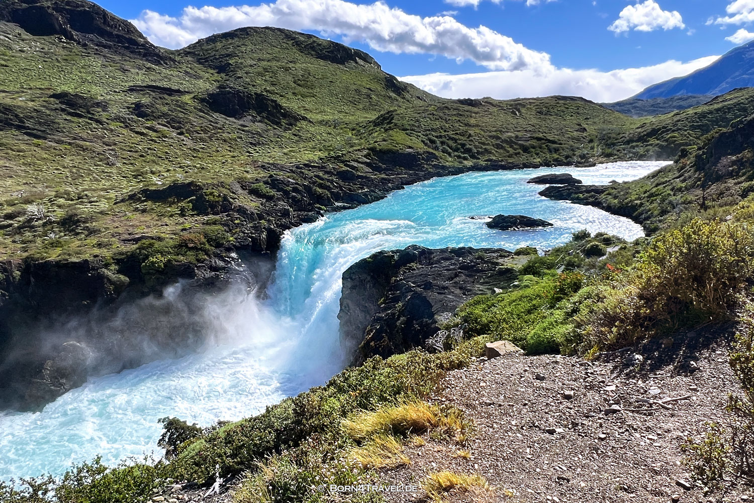 Salto Grande,Torres del Paine,Chile,Patagonia,born4travel.de Salto Grande,Torres del Paine,Chile,Patagonia,born4travel.de