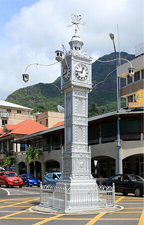 clock tower,mahe,seychelles