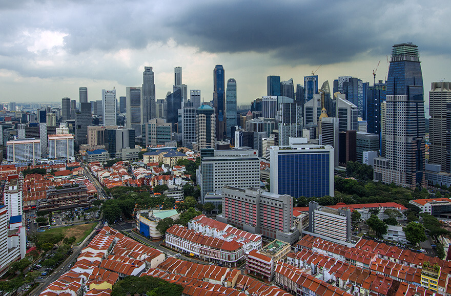Singapore, Duxton Building, Chinatown