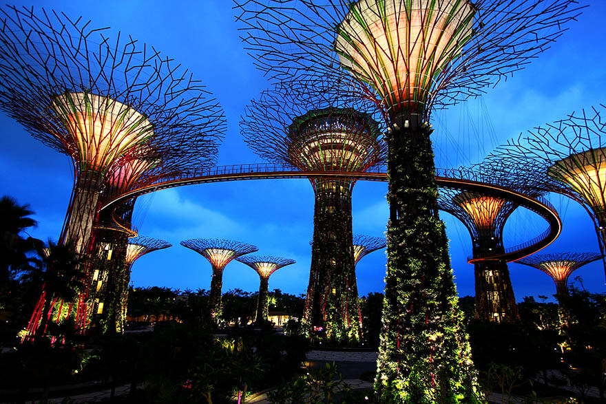 Singapore, Gardens by the Bay, Sky Walk
