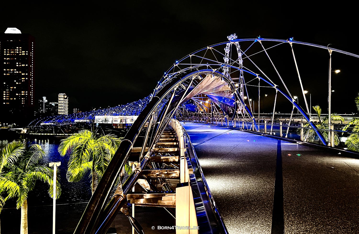 Helix Bridge,Singapore,born4travel.de