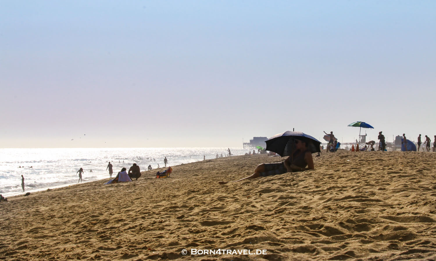 Balboa Peninsula - Balboa Beach in Newport Beach,California,Orange County,Southwest,USA,born4travel.de