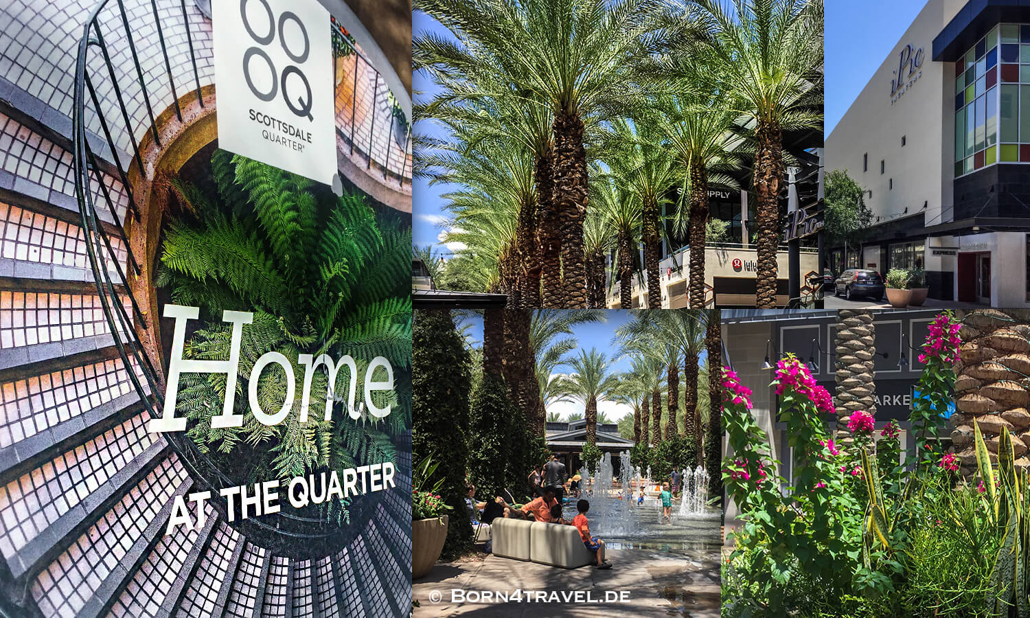 Scottsdale Quarter Shopping, Scottsdale, Arizona,Southwest,USA,born4travel.de