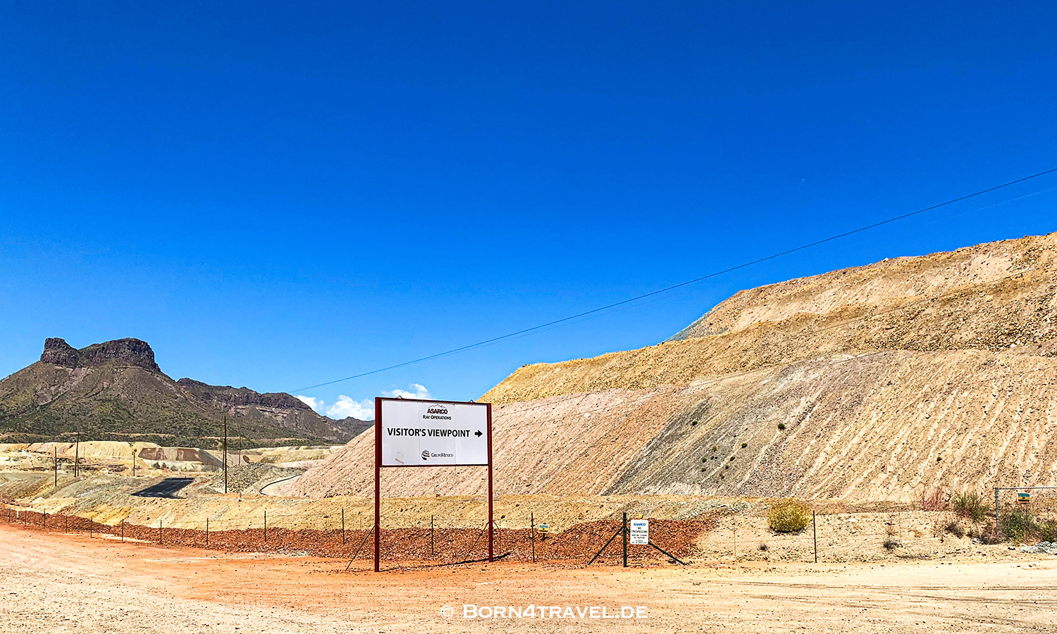 ASARCO Ray Operation - Kupfer Mine,Kearny,Arizona,USA,born4travel.de