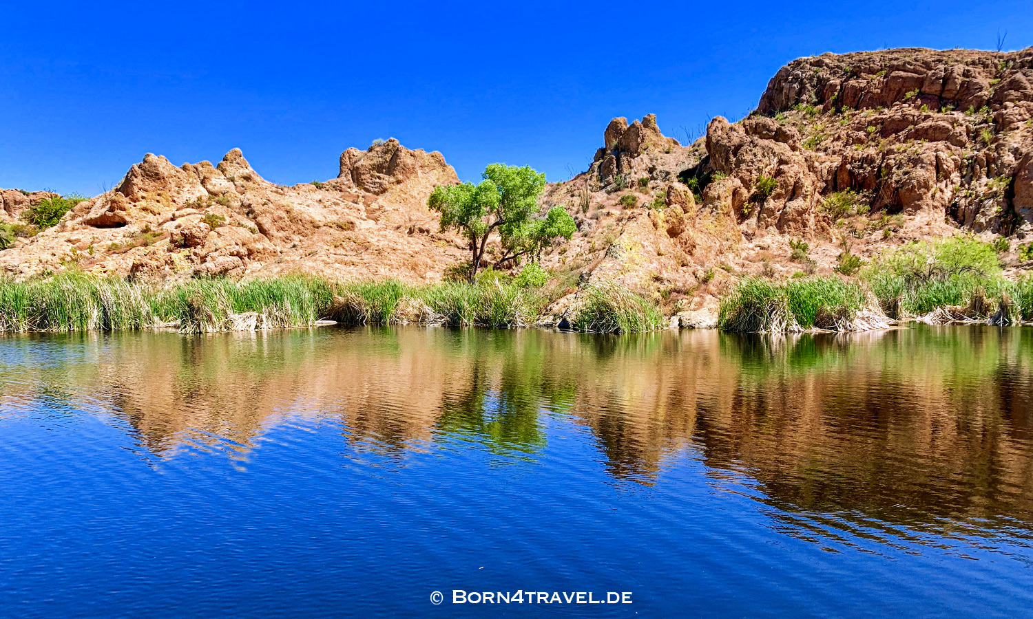 Ayer Lake im Boyce Thompson Arboretum near Superior,Arizona,USA,born4travel.de