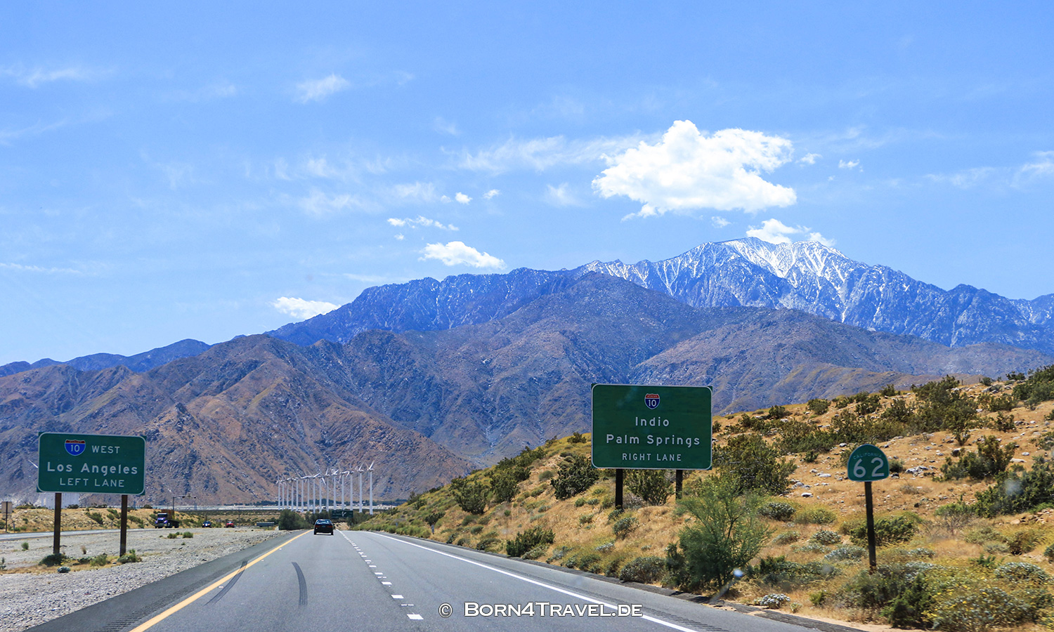 Highway Rancho Mirage to Irvine,California,USA,born4travel.de