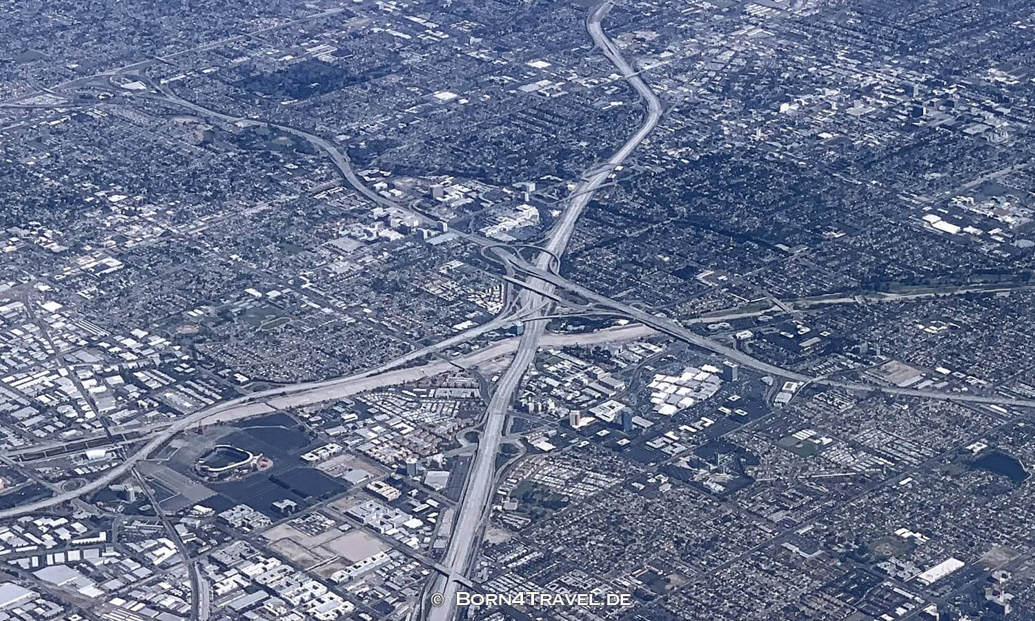 I-5, SR-22 & SR-57,B747 mit Lufthansa LAX-FRA,california,usa,born4travel.de