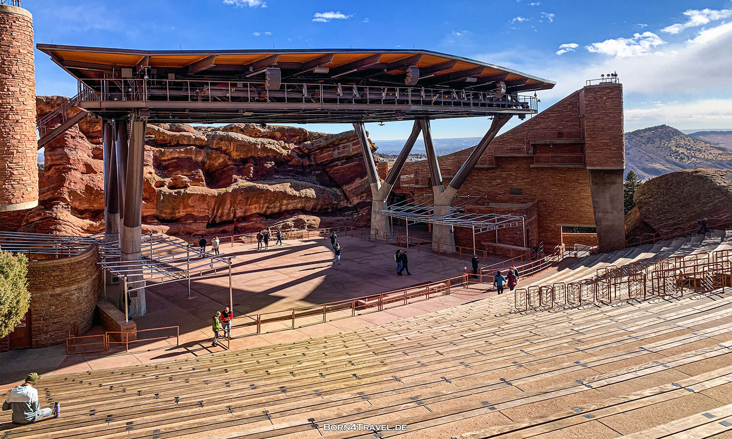 Red Rocks Amphitheater in Morrison,Colorado,born4travel.de