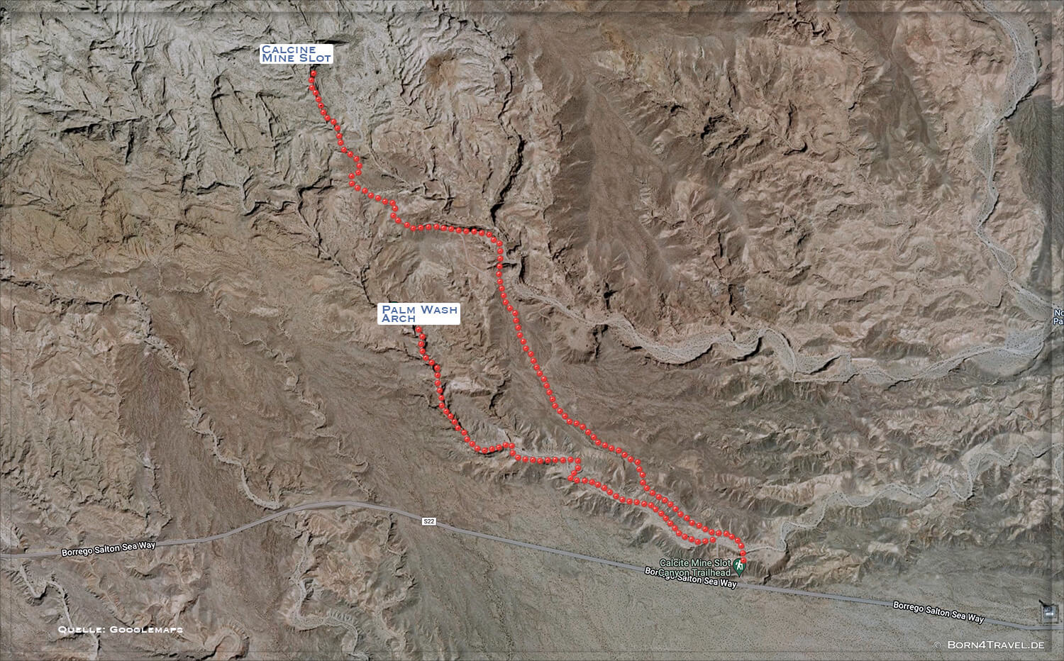 Calcite Mine Slot,,Reisebericht 2022 Southern California,born4travel.de Calcite Mine Slot,,Reisebericht 2022 Southern California,born4travel.de