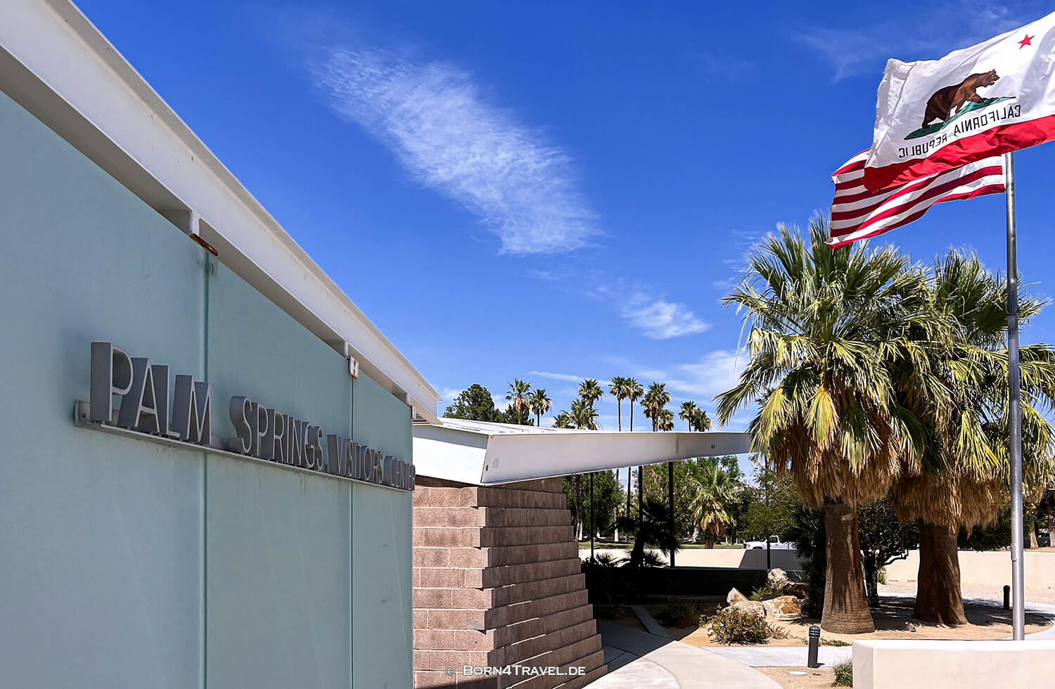 Desert Modernism,Palm Springs Visitor Center,Reisebericht 2022 Southern California,born4travel.de Desert Modernism,Palm Springs Visitor Center,Reisebericht 2022 Southern California,born4travel.de