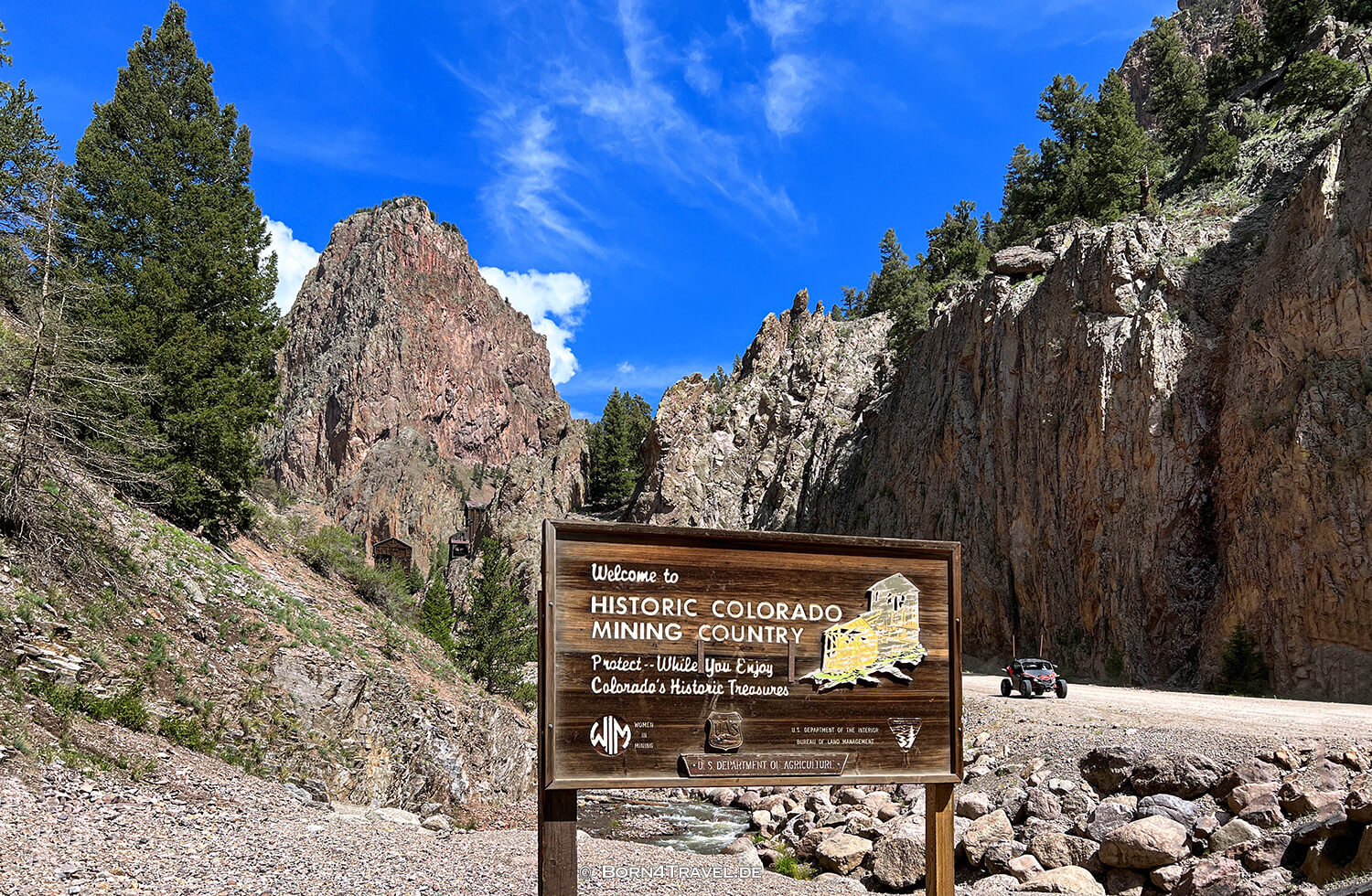 Bachelor Loop Historic Driving Tour in Creede,Colorado 2022,born4travel.de