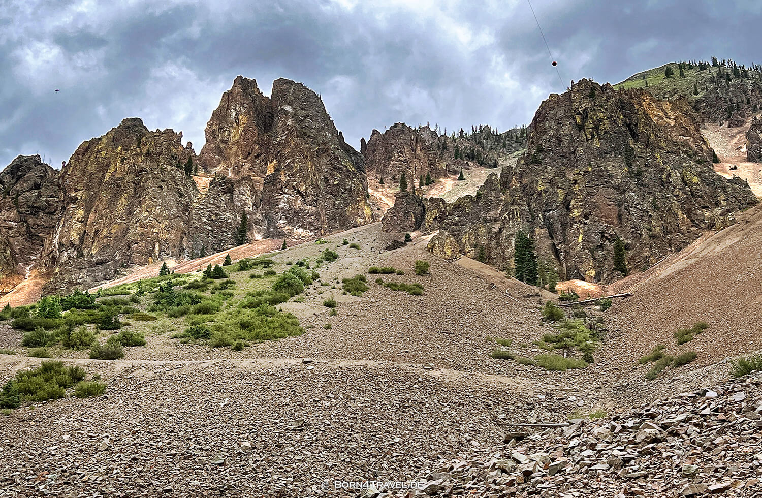 Cinnamon Pass zwischen Lake Cristobal und Silverton,Colorado 2022,born4travel.de