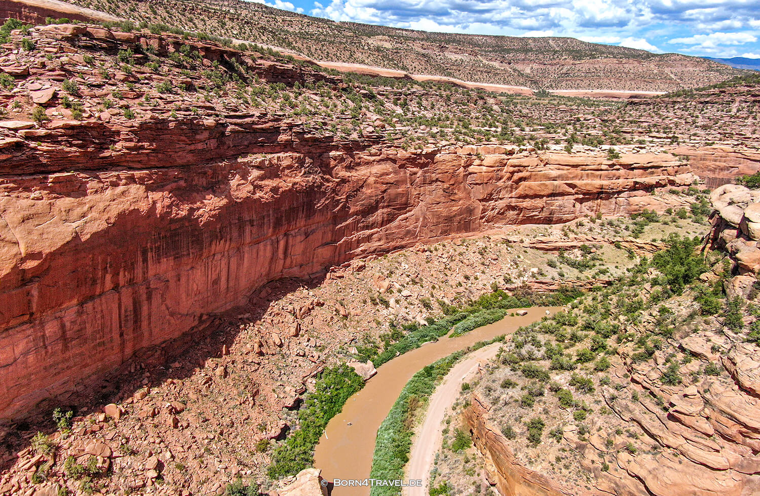 San Miguel  & Dolores river confluence,Y11 Rd,US 141,Colorado 2022,born4travel.de