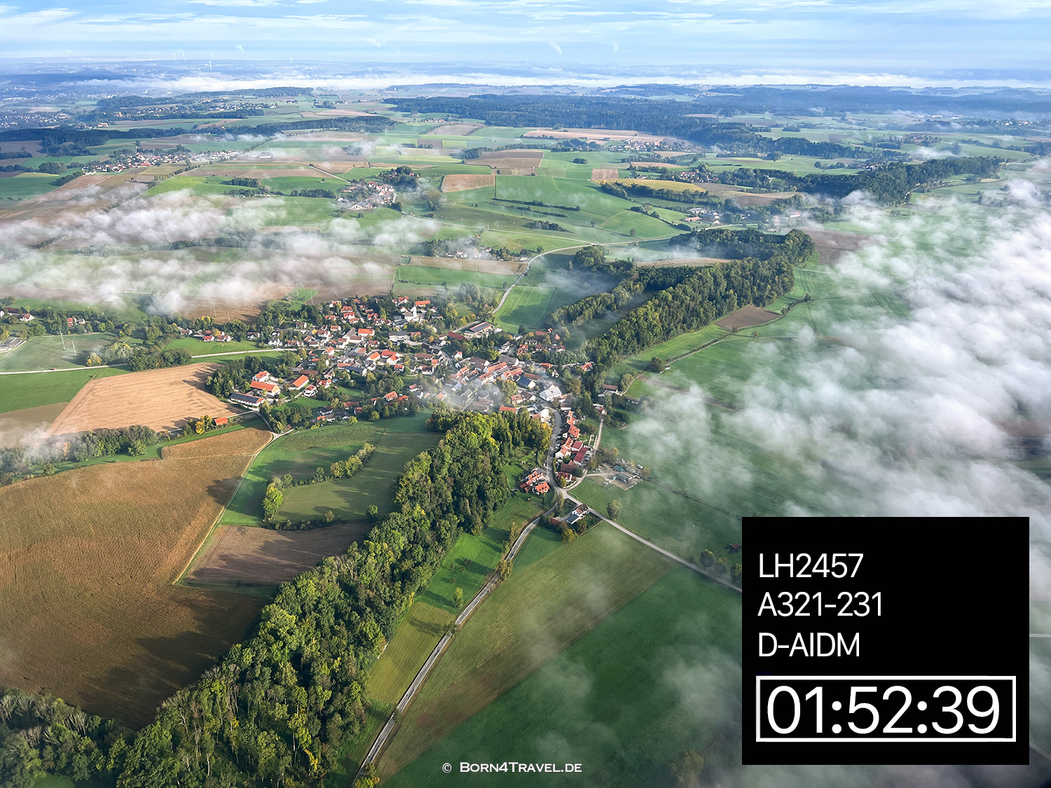 Bayern - Anflug auf MUC,born4travel.de Bayern - Anflug auf MUC,born4travel.de