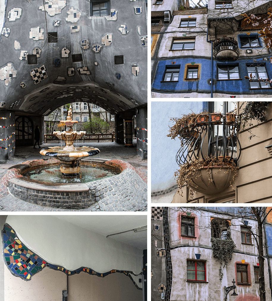 Wien,Wohnanlage Hundertwasser
